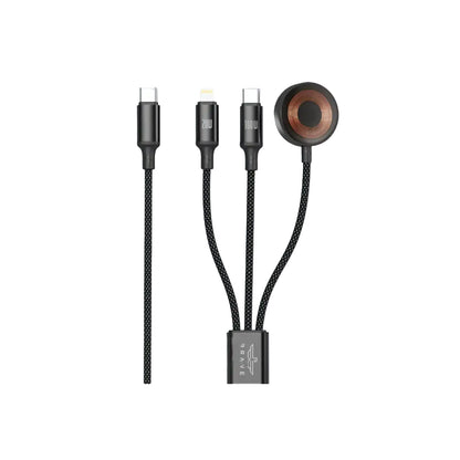 Brave BDC-53 Trivolt 3-in-1 Fast Charging Cable 100W product photo