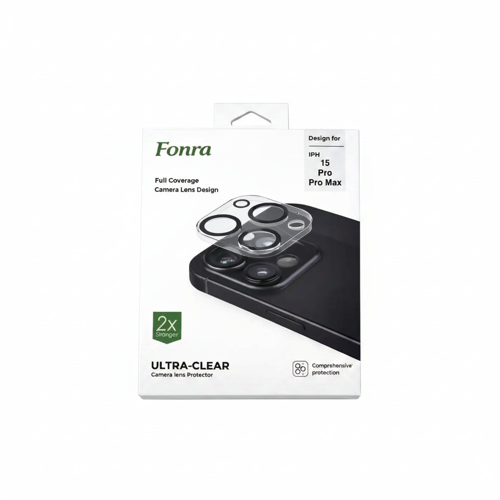 Fonra iPhone 15 Pro/15 Pro Max  Full Coverage Camera Lens