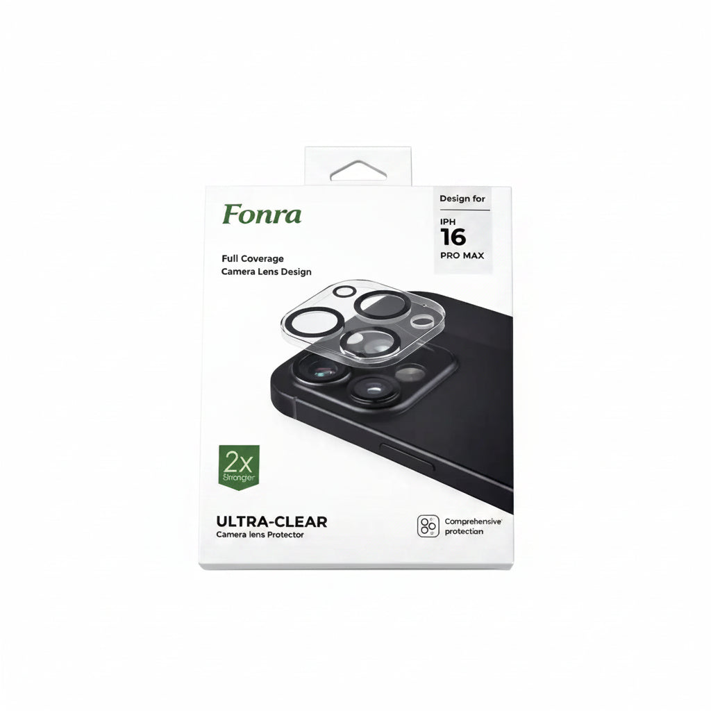 Fonra iPhone 16 Pro/16 Pro Max Full Coverage Camera Lens