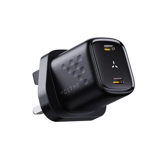 Voltme Revo 30 Duo Gan Tech Wall Charger - Black product photo