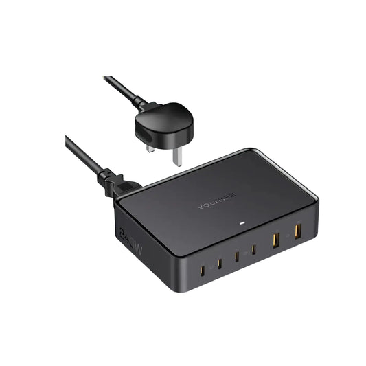 VOLTME Revo 240W 6-Port GaN Desktop Power Station Black product photo