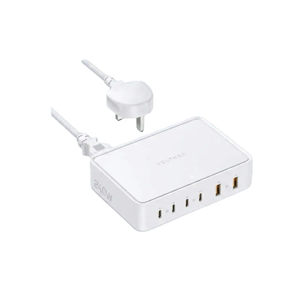 VOLTME Revo 240W 6-Port GaN Desktop Power Station White product photo