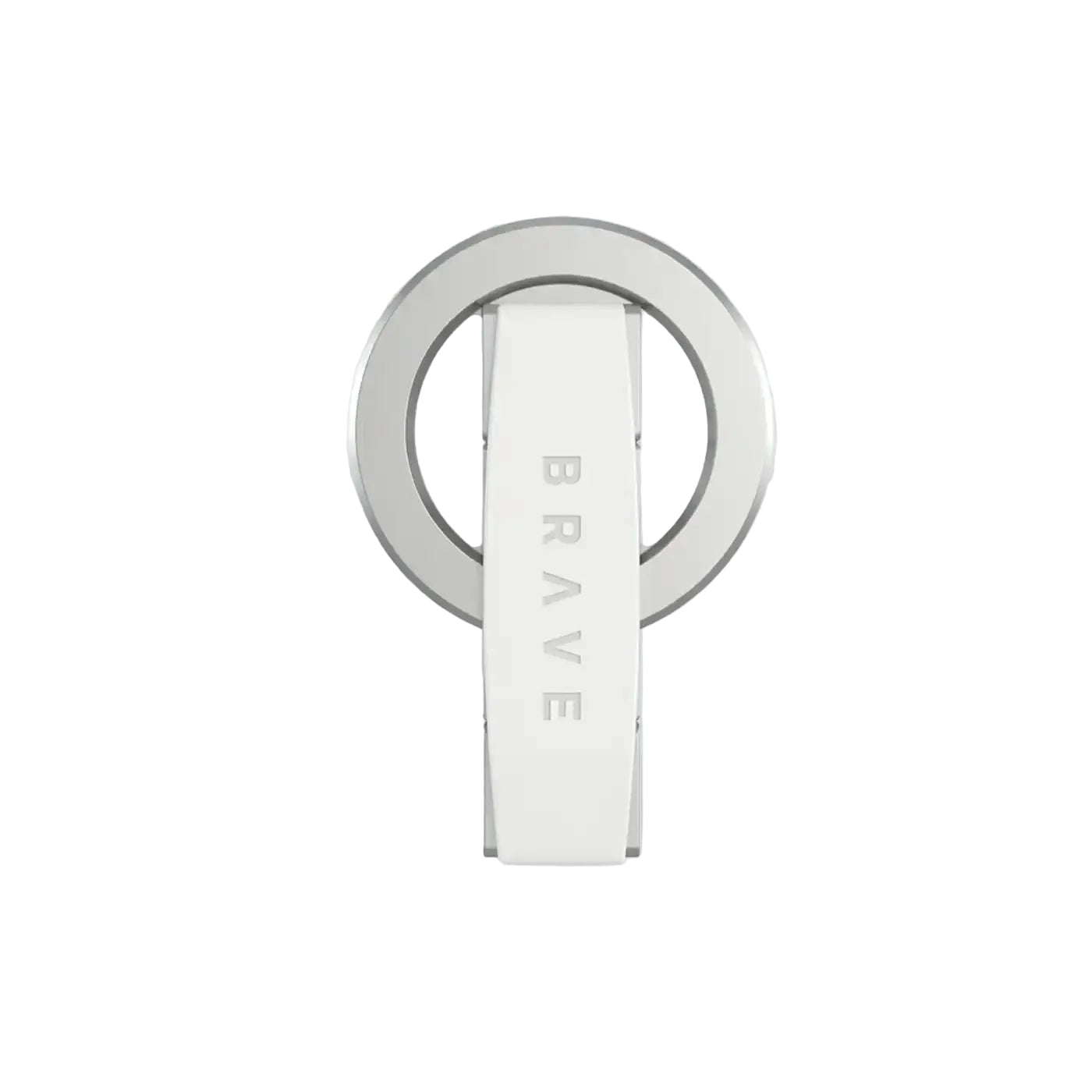 BRAVE MagGrip 3-in-1 Magnetic Phone Grip & Kickstand -Silver product photo