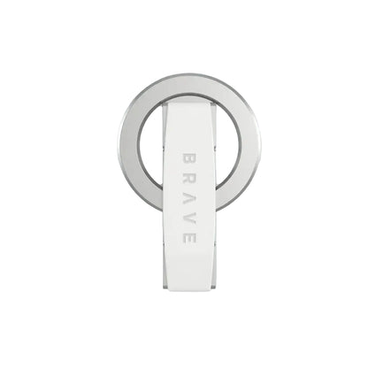 BRAVE MagGrip 3-in-1 Magnetic Phone Grip & Kickstand -Silver product photo