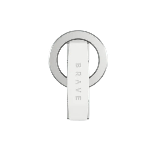 BRAVE MagGrip 3-in-1 Magnetic Phone Grip & Kickstand -Silver product photo