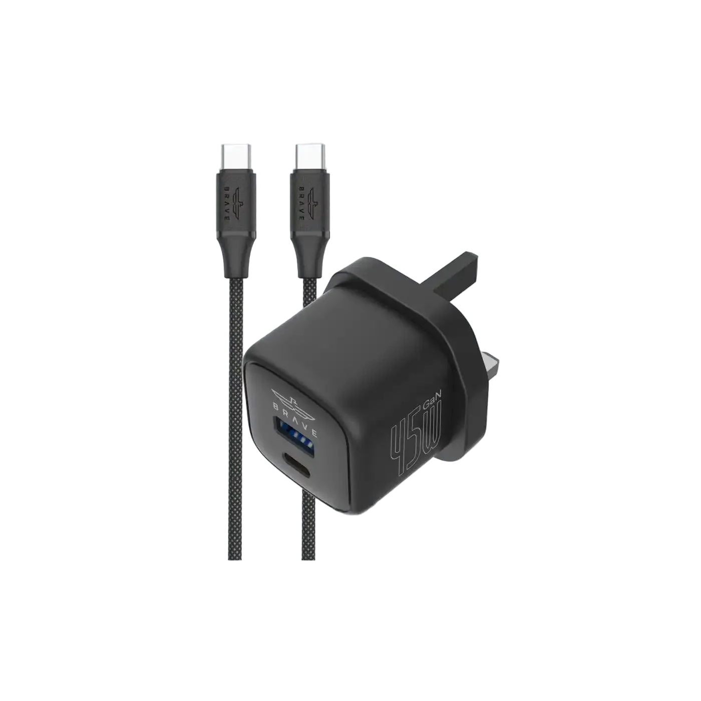 BRAVE BTC-43 45W GaN Super Fast Charger - Black product photo