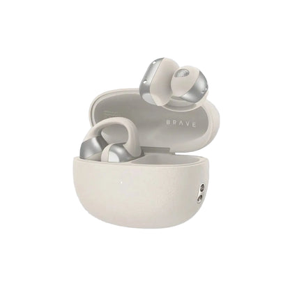 BRAVE ClipFit Pro Open-Ear Wireless Earbuds E-32BK Beige product photo
