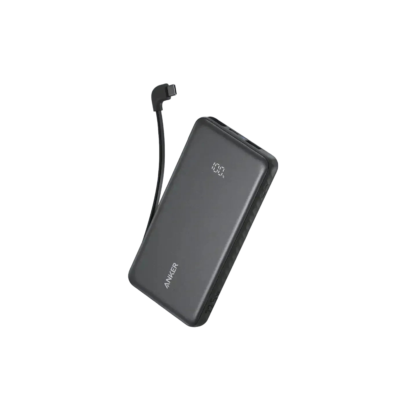 Anker Zolo Power Bank 10000mAh 22 5W Fast Charging Built-In USB-C Cable Black
