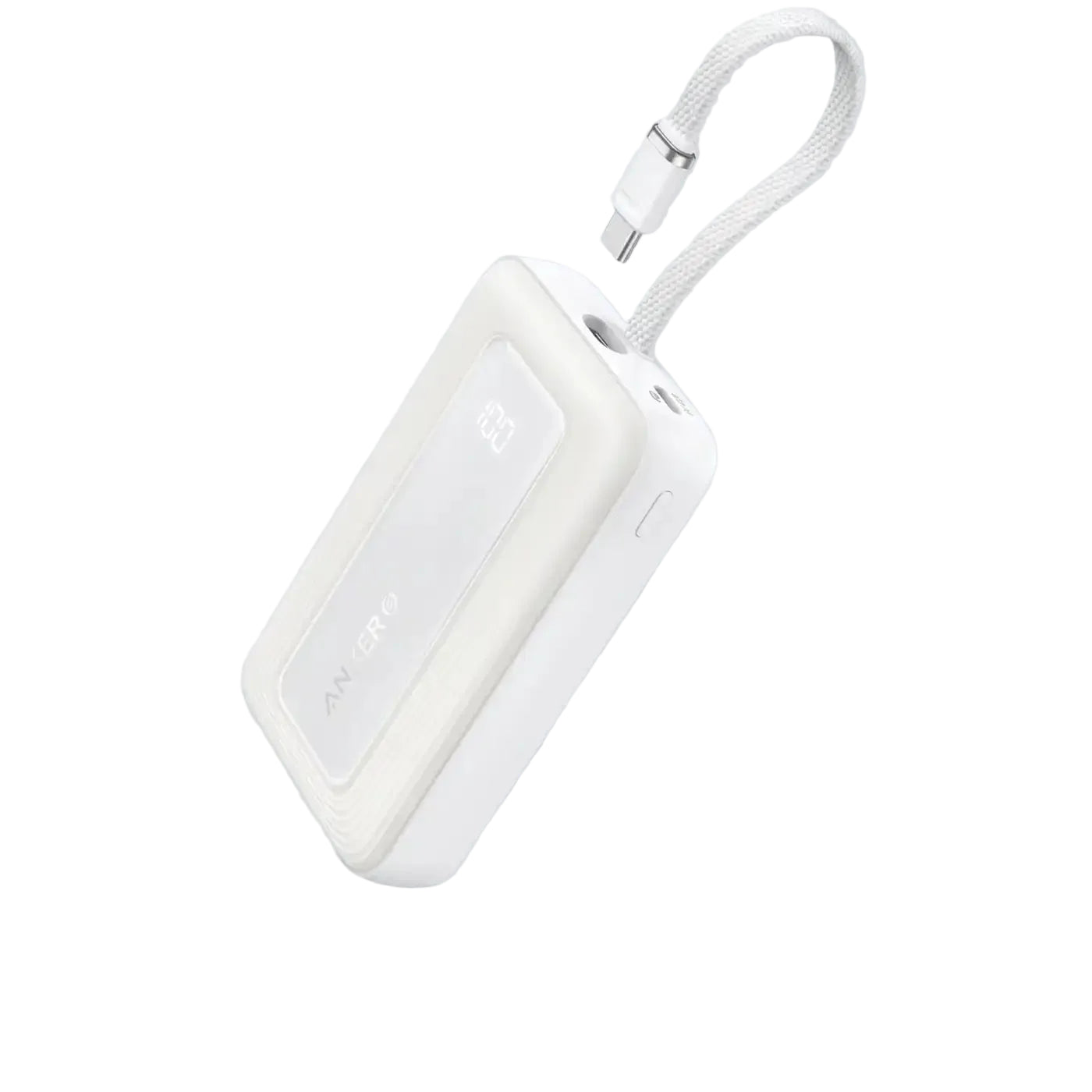 Anker Zolo Power Bank 20000mAh with Built-in USB-C Cable White product photo