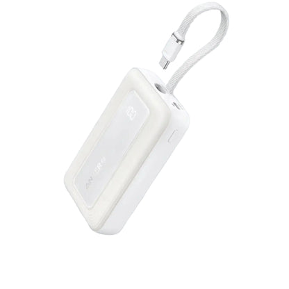 Anker Zolo Power Bank 20000mAh with Built-in USB-C Cable White product photo