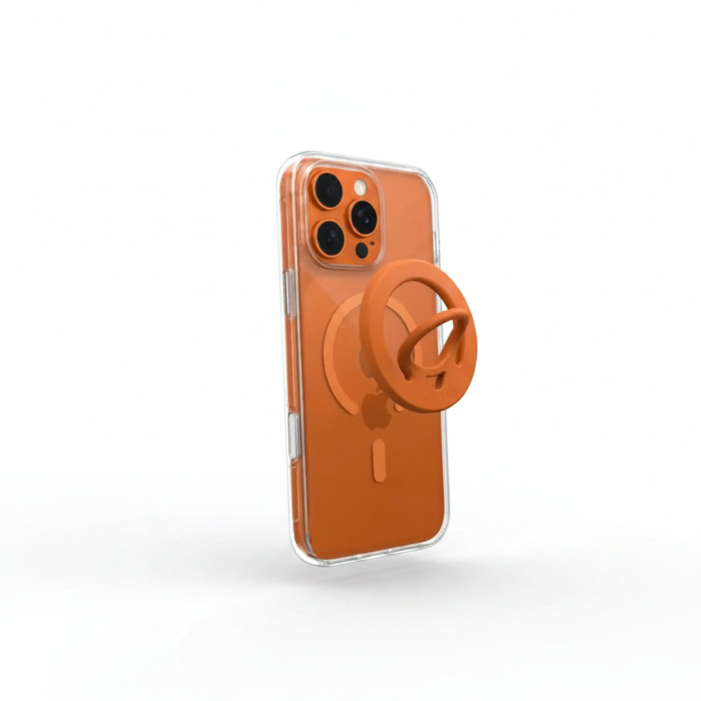 Brave Grip Dual-Sided Magnetic Phone Ring Holder  - Orange