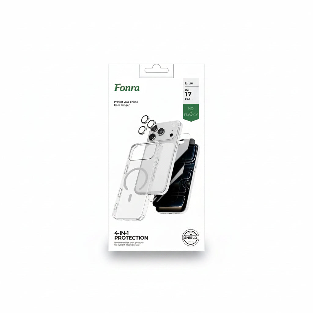Fonra iPhone 17 Pro 4 in 1 Protection -Blue