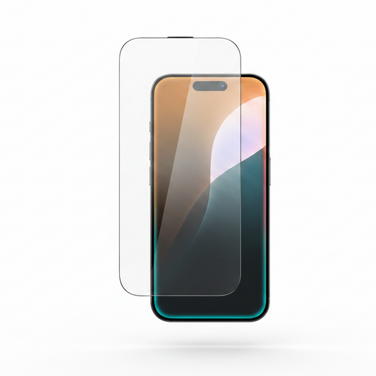 AmazingThing IPHONE 16 PRO MAX 6.9 2.75D FULLY COVERED DUST FILTER TITAN BLUE LIGHT GLASS - CLEAR