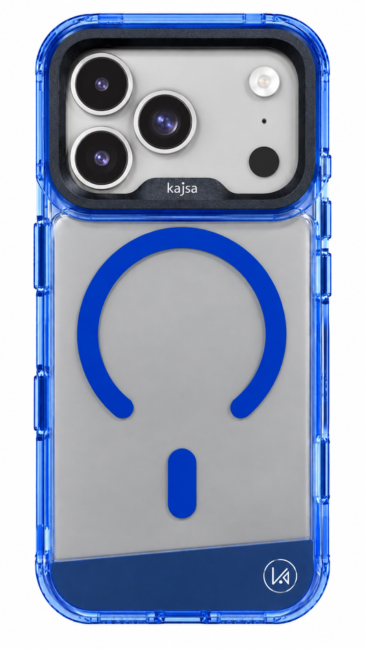 Kajsa iPhone 18 / 17 Pro Faux Leather Trans-Shield Back Case - O Ring