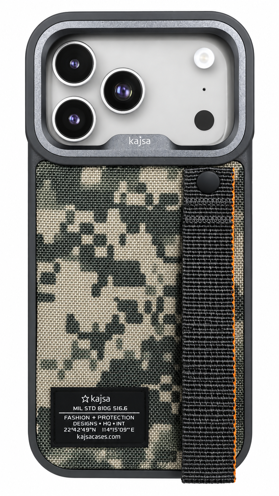 Kajsa iPhone 18/ 17 Pro Max Military Collection Strap O Ring
