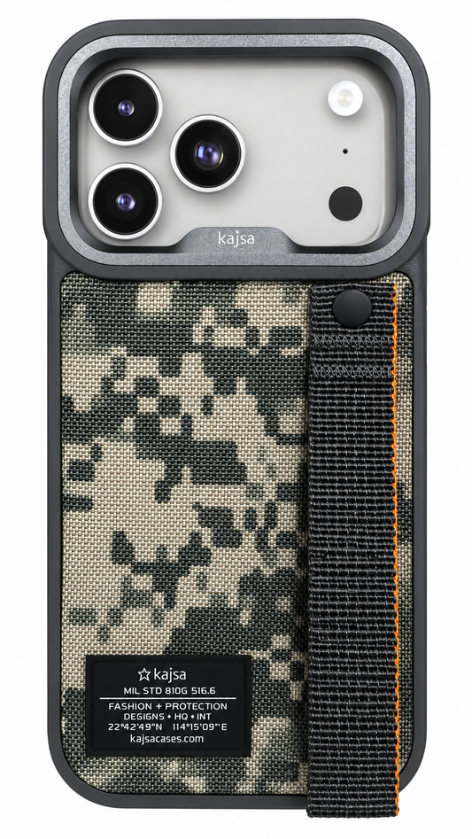 Kajsa iPhone 18/ 17 Pro Max Military Collection Strap O Ring