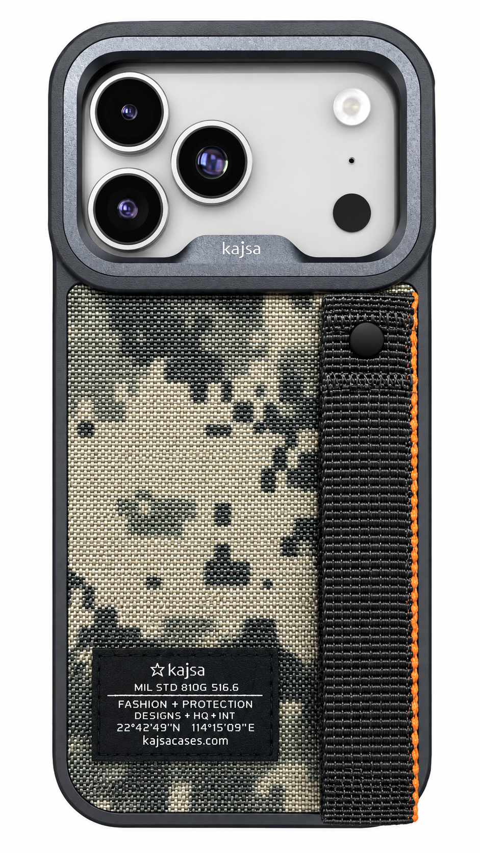 Kajsa iPhone 18/ 17 Pro Military Collection Strap O Ring
