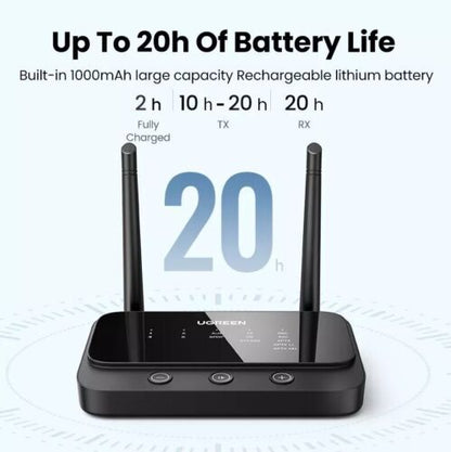 Ugreen 100M Long Range Bluetooth 5 0 Transmitter Receiver Wireless Audio product photo