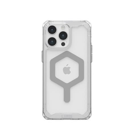 UAG Plyo MagSafe Case for iPhone 15 Pro Ice Silver