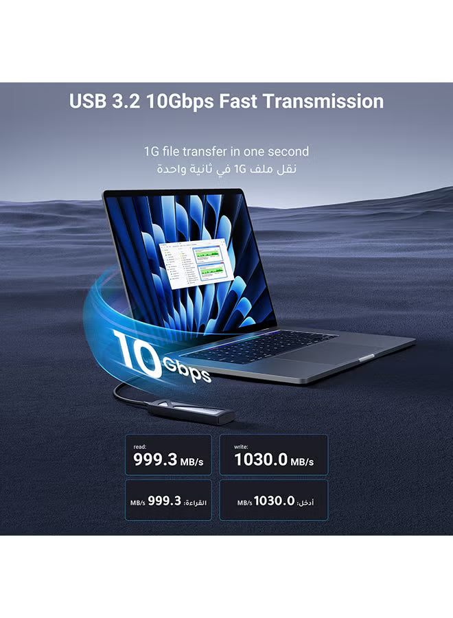 M 2 NVMe Enclosure SSD Adapter 10Gbps USB C 3 2 Gen2 Tool-Free External Enclosure NVMe
