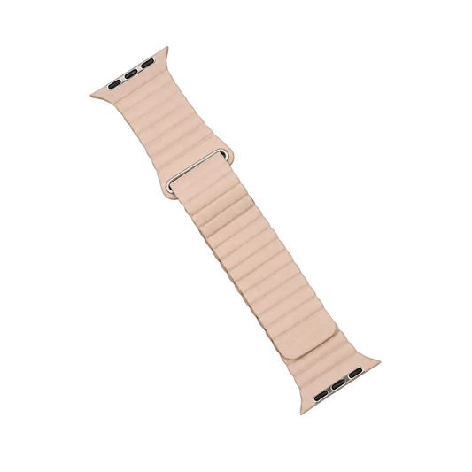 Levore Leather Watch Band For Apple Watch 44/45/49mm -Cream