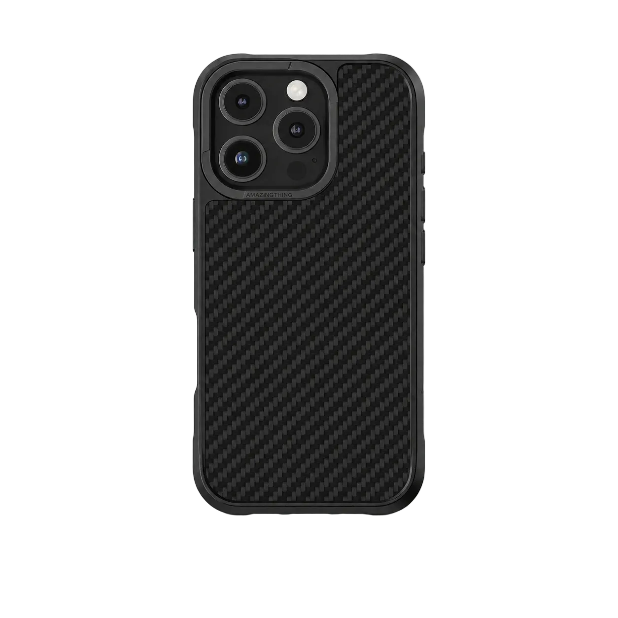 AmazingThing iPhone 16 PRO 6.3  TITAN MAX MAGSAFE DROP PROOF CASE HIGH TECH FIBER 1500D- Black