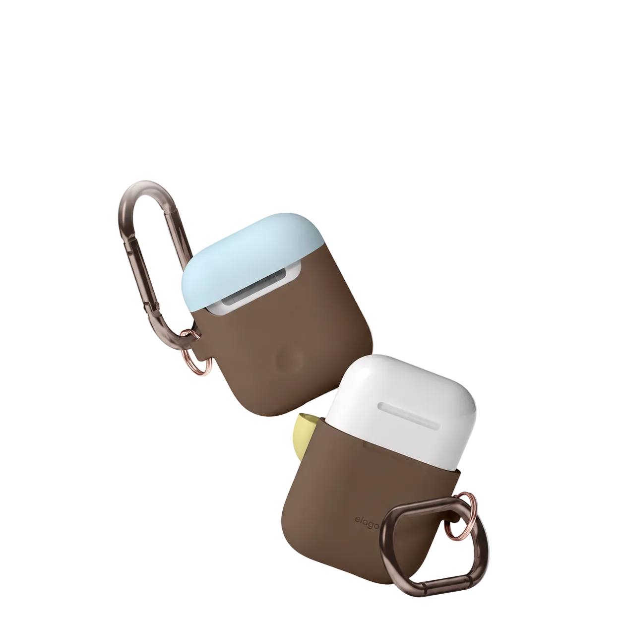 Elago AirPods Duo Hang Case - Dark Brown