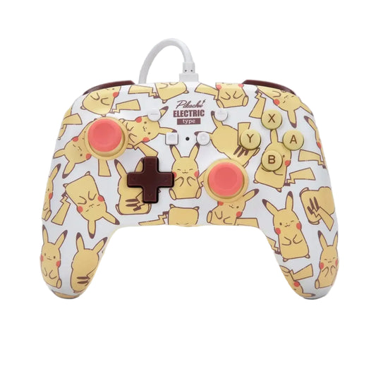 PowerA Nintendo Switch Enhanced Wired Controller - Pikachu Blush product photo