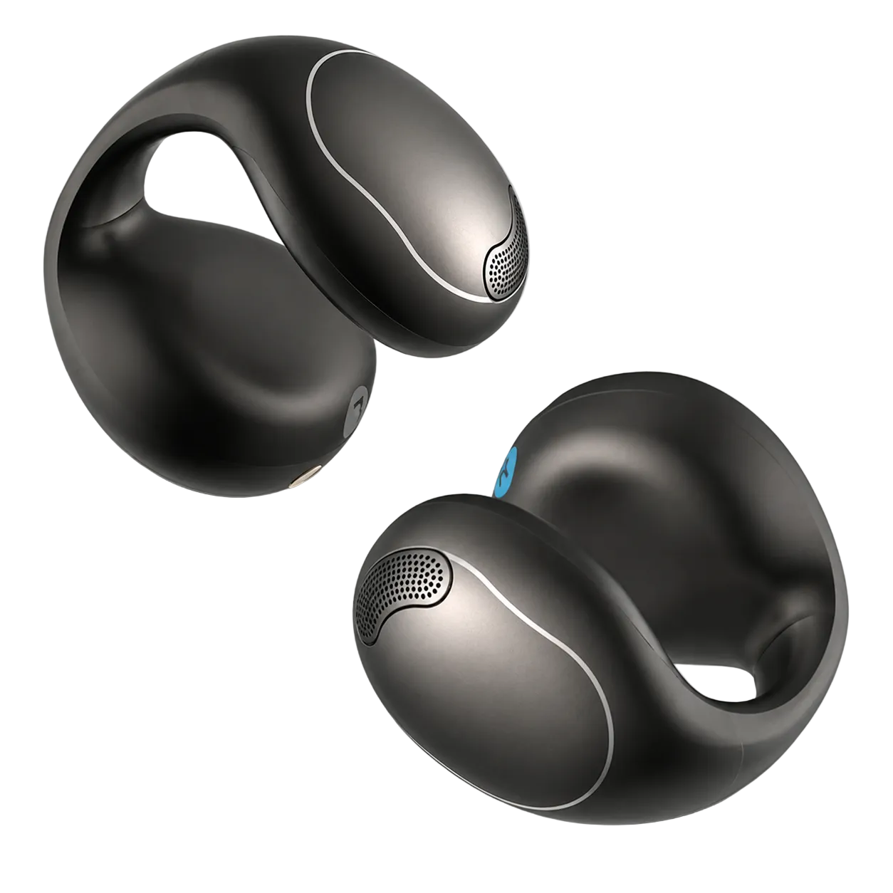 Soundcore C40i by Anker Open-Ear Earbuds Clip-On Headphones Flexible Joint Design Button
