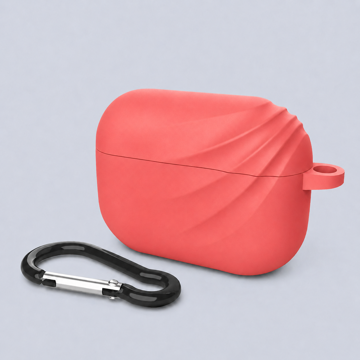 Devia Apple AirPods PRO silicone case - red product photo