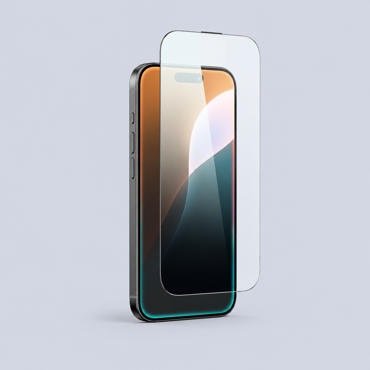 AmazingThing IPHONE 16 PRO MAX 6.9 2.75D FULLY COVERED DUST FILTER TITAN BLUE LIGHT GLASS - CLEAR