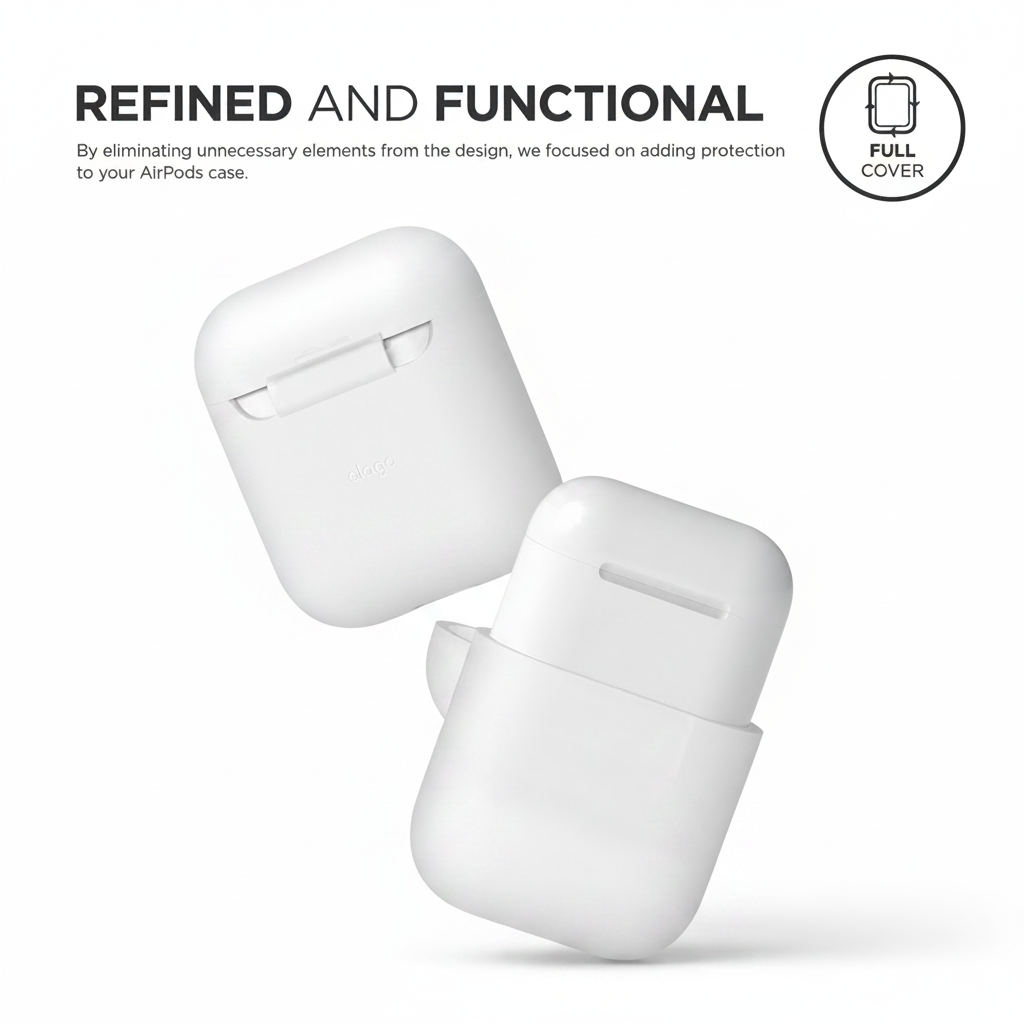 Elago Airpods Silicone Case Nightglow Blue
