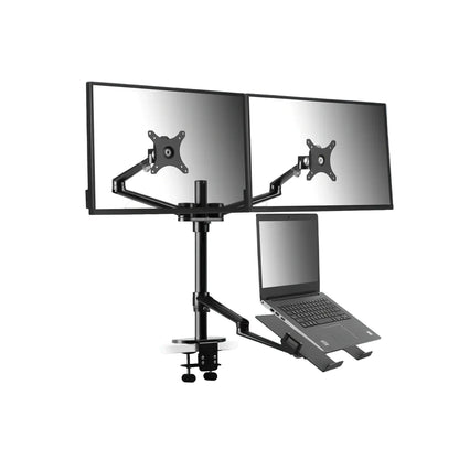 Gamvity 3-in-1 Adjustable Triple Monitor Arm Desk Dual Arm Stand product photo