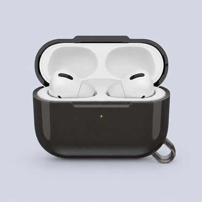 OtterBox for AirPods Pro Sleek Protective Case Ispra Series - Black back view