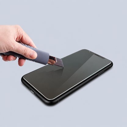 Patchworks iPhone X Privacy Tempered Glass - black screen protector product image