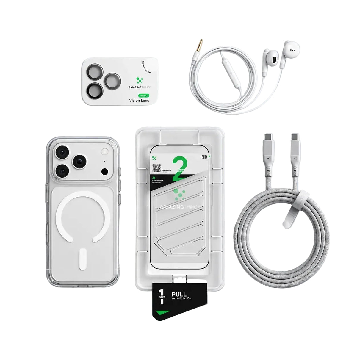 AmazingThing MINIMAL + Care Essential Kit for iPhone 18 Pro – 5 Pieces Set