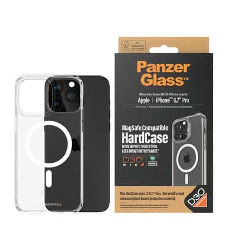 PanzerGlass HardCase with MagSafe and D30 iPhone 15 Pro Max - Clear product photo