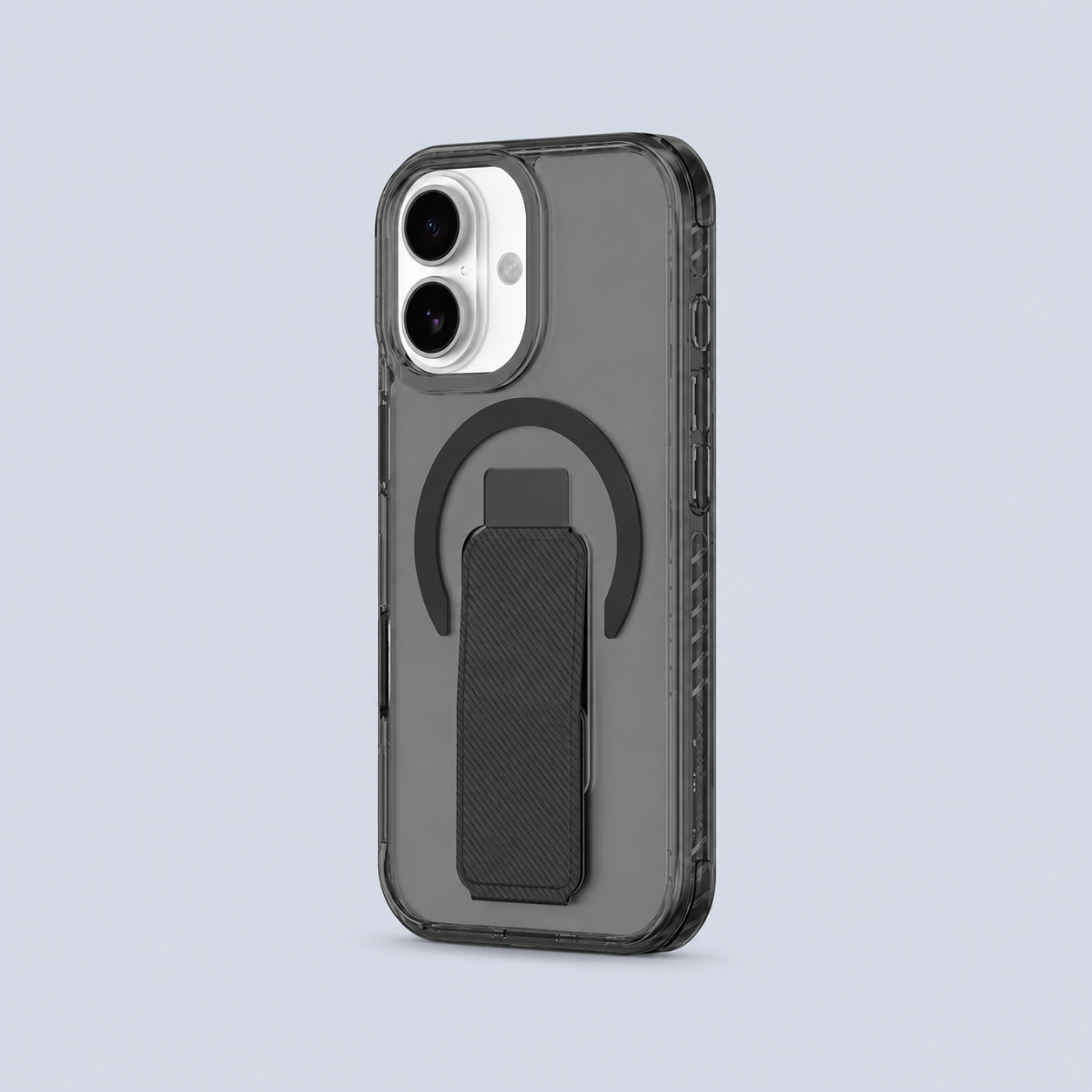 AmazingThing iPhone 17 Titan Pro Holder Case - Black back view