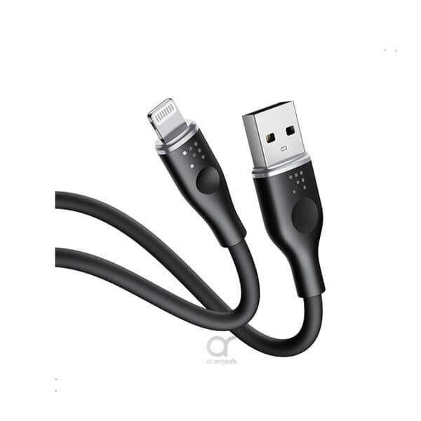Voltme Powerlink Moss Liquid Silicon Cable USB A to Lightning 3A 1 2M Zinc-Alloy