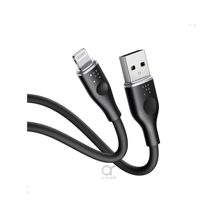 Voltme Powerlink Moss Liquid Silicon Cable USB A to Lightning 3A 1 2M Zinc-Alloy