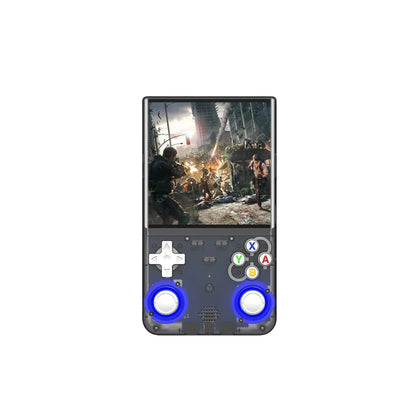 R36 Ultra Retro Handheld Game Console with 64GB - Transparent Black product photo