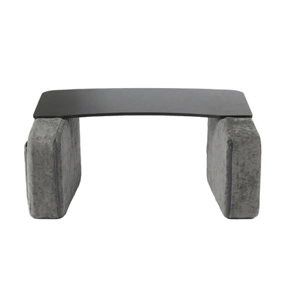 Gamvity Wooden Lap Desk - Dark Grey + Black Wood product photo