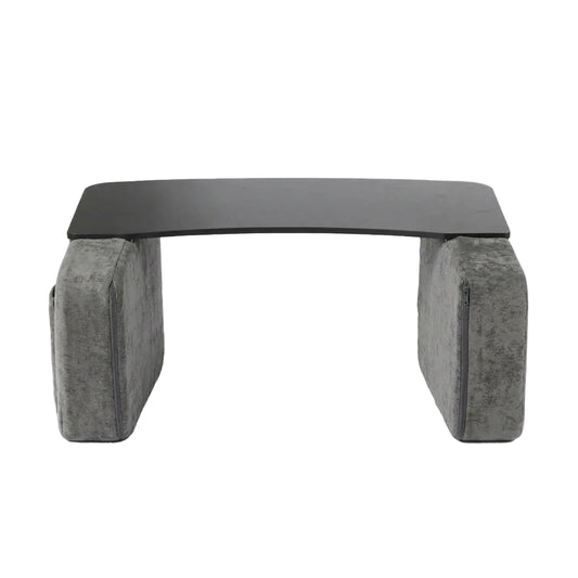 Gamvity Wooden Lap Desk - Dark Grey + Black Wood product photo