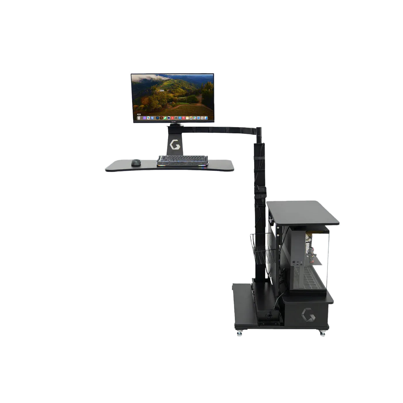 Ingrem Floating Table - Black Right Rudder product photo