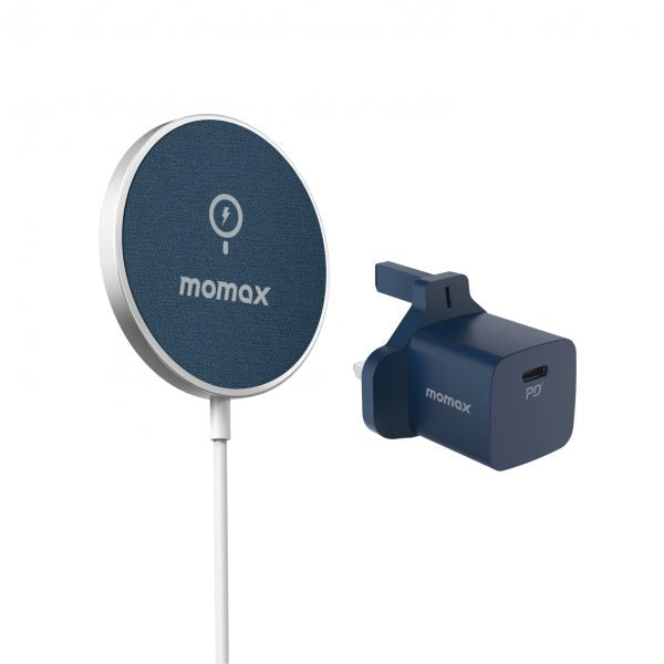 Momax Fast Charger Set - Blue product photo