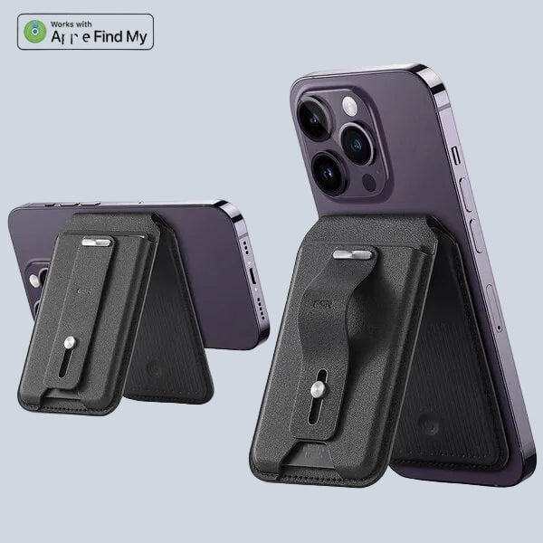 ESR HaloLock Geo Wallet Grip Stand - Midnight - Black product image