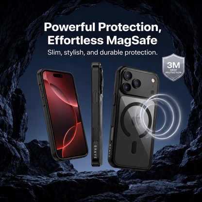 Brave Guard iPhone 18 Pro Max Protective Case with MagSafe - Black