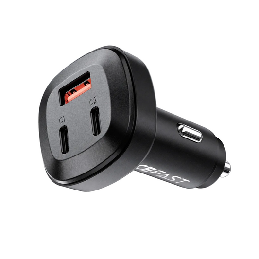 Acefast car charger 66W 2x USB Type C / USB,PD, Quick Charge 4.0 black (B3 black)