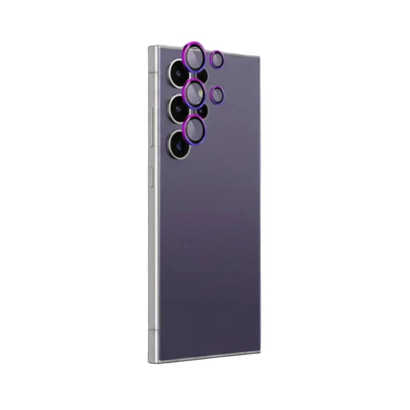 AmazingThing AR Lens Protector Glass Tempered for Samsung S24 - Clear Purple
