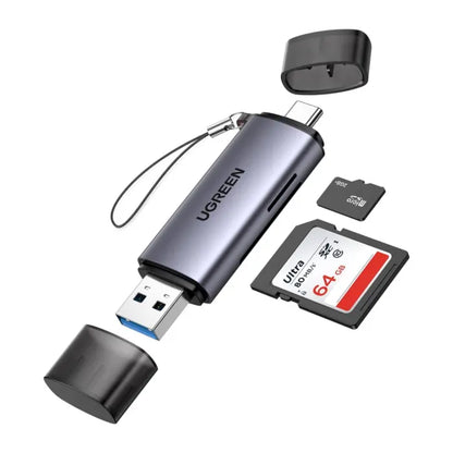 UGreen 2 in 1 USB-C USB A Card Reader product photo